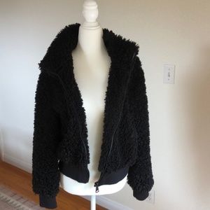 Black boucle Zarabomber  jacket